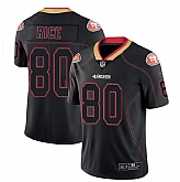 Nike 49ers 80 Jerry Rice Black Shadow Legend Limited Jersey Dyin,baseball caps,new era cap wholesale,wholesale hats